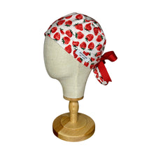 Load image into Gallery viewer, Strawberries Ponytail Scrub Cap
