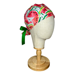 Watermelon Ponytail Scrub Cap