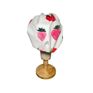 Strawberry Stretchy Scrub Cap