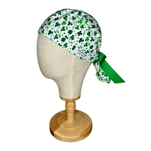 Shamrock Ponytail Scrub Cap